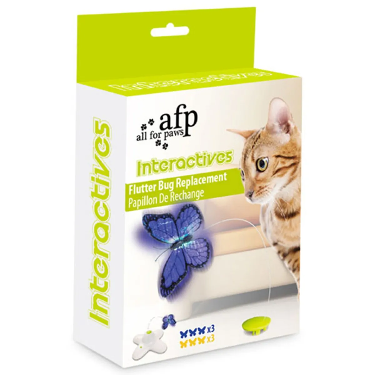All For Paws Kissan Pelit Ja Aktivointilelut*AFP Butterfly vaihtoperhoset 6kpl