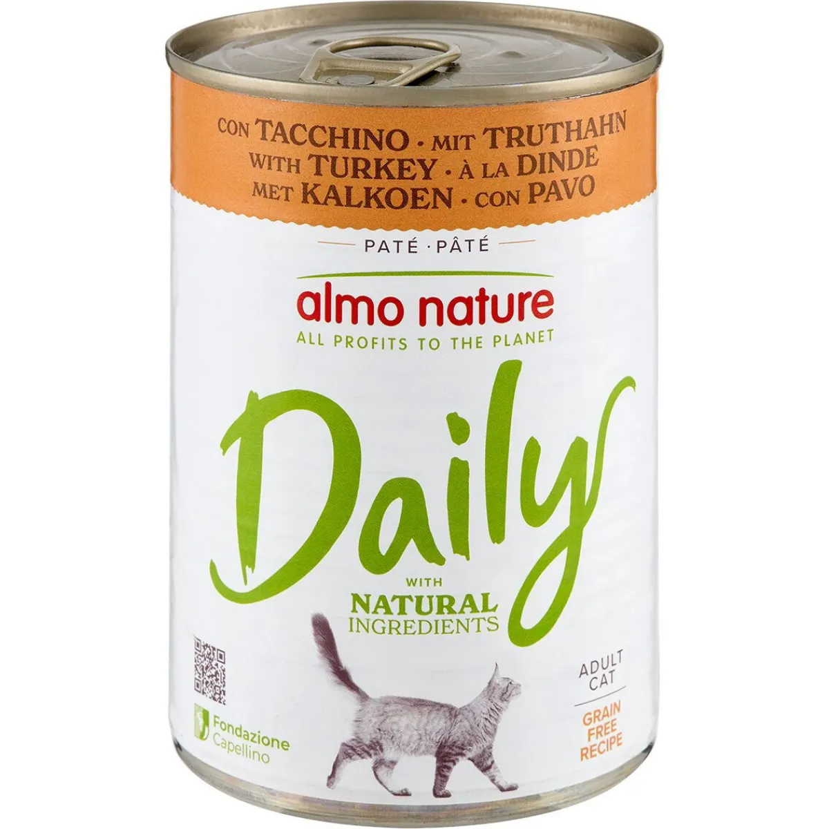Almo Nature Kissan Märkäruoka*Daily cat kalkkuna 400 g
