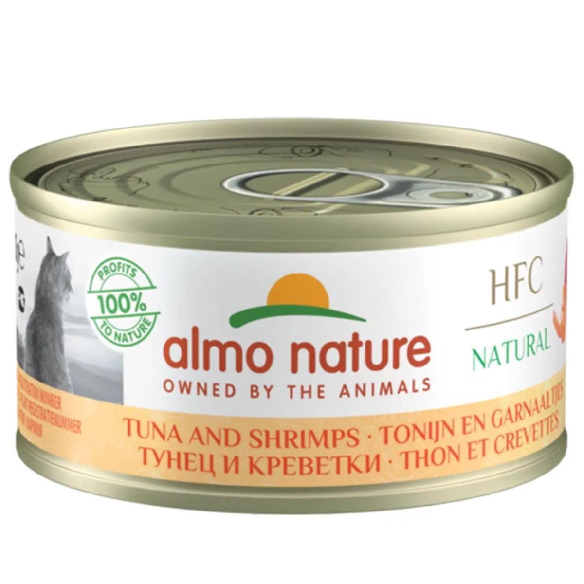Almo Nature Kissan Märkäruoka*HFC, tonnikala ja katkarapu