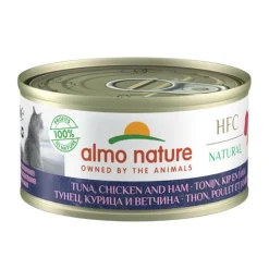 Almo Nature Kissan Märkäruoka*HFC tonnikala, kana, kinkku 70 g