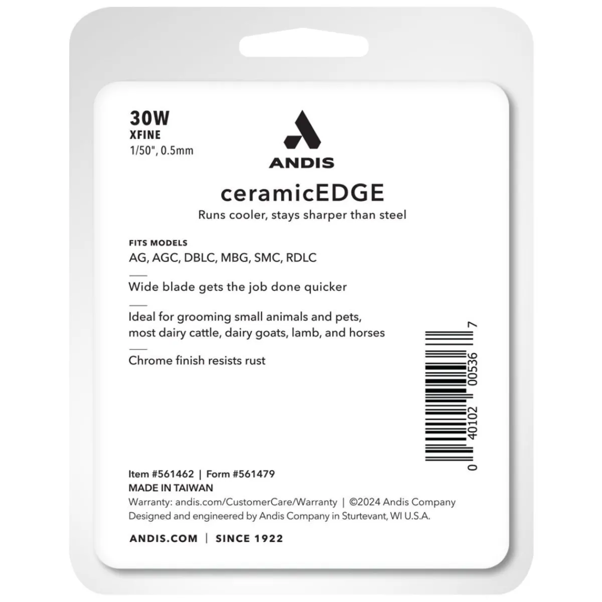 Andis Trimmauskoneet- Ja Tarvikkeet|Koiran Trimmaus Ja Turkinhoito*CeramicEdge Wide leveä terä