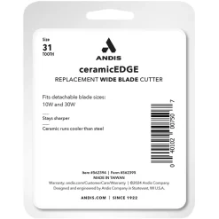 Andis Koiran Trimmaus Ja Turkinhoito|Trimmauskoneet- Ja Tarvikkeet*Ceramic Fine-Tooth -vaihtoleikkuuterä 10 ja 30 Wide