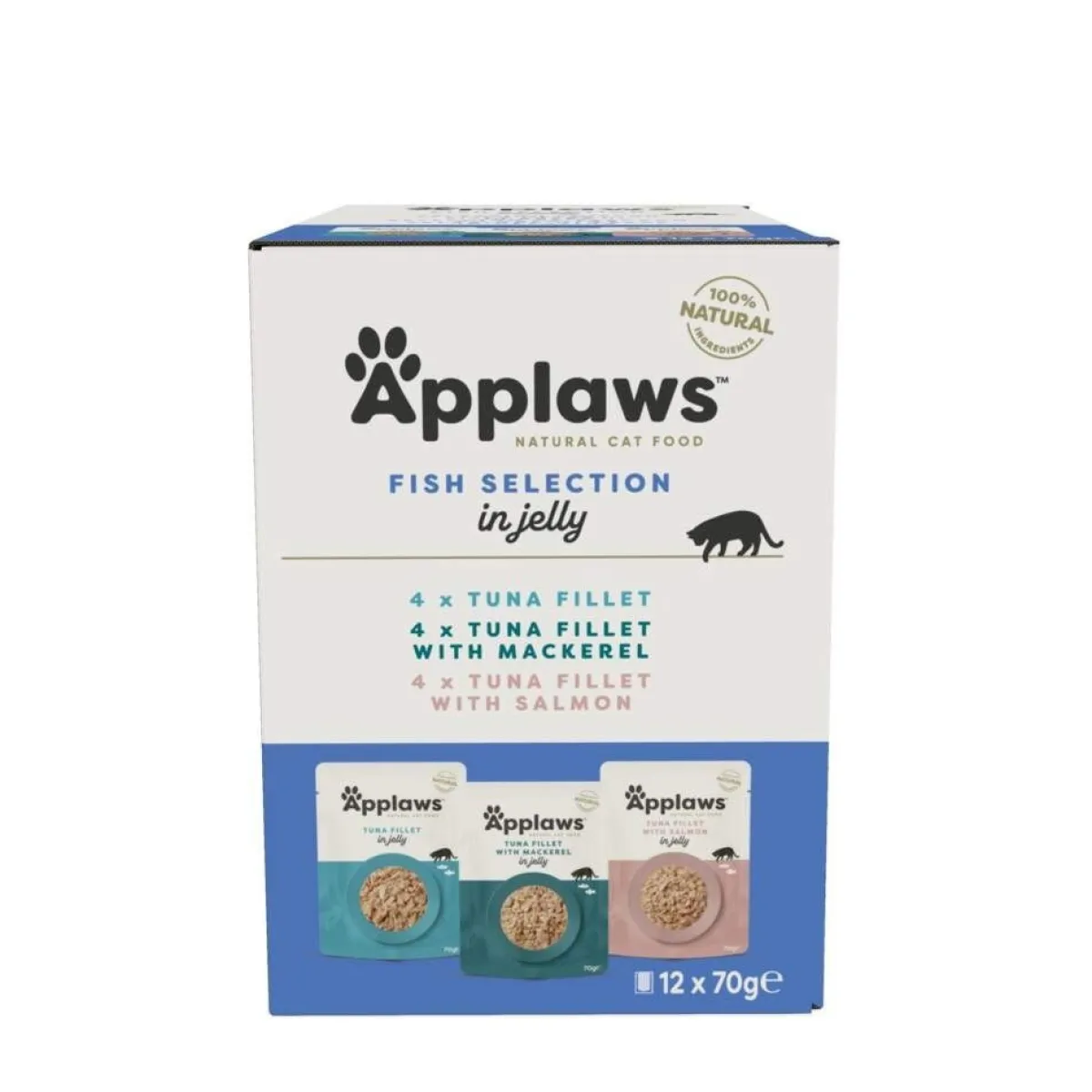 Applaws Kissan Märkäruoka*Cat Kala hyytelössä 12x70 g