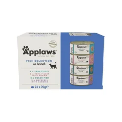 Applaws Kissan Märkäruoka*Kalalajitelma liemessä 24x70g