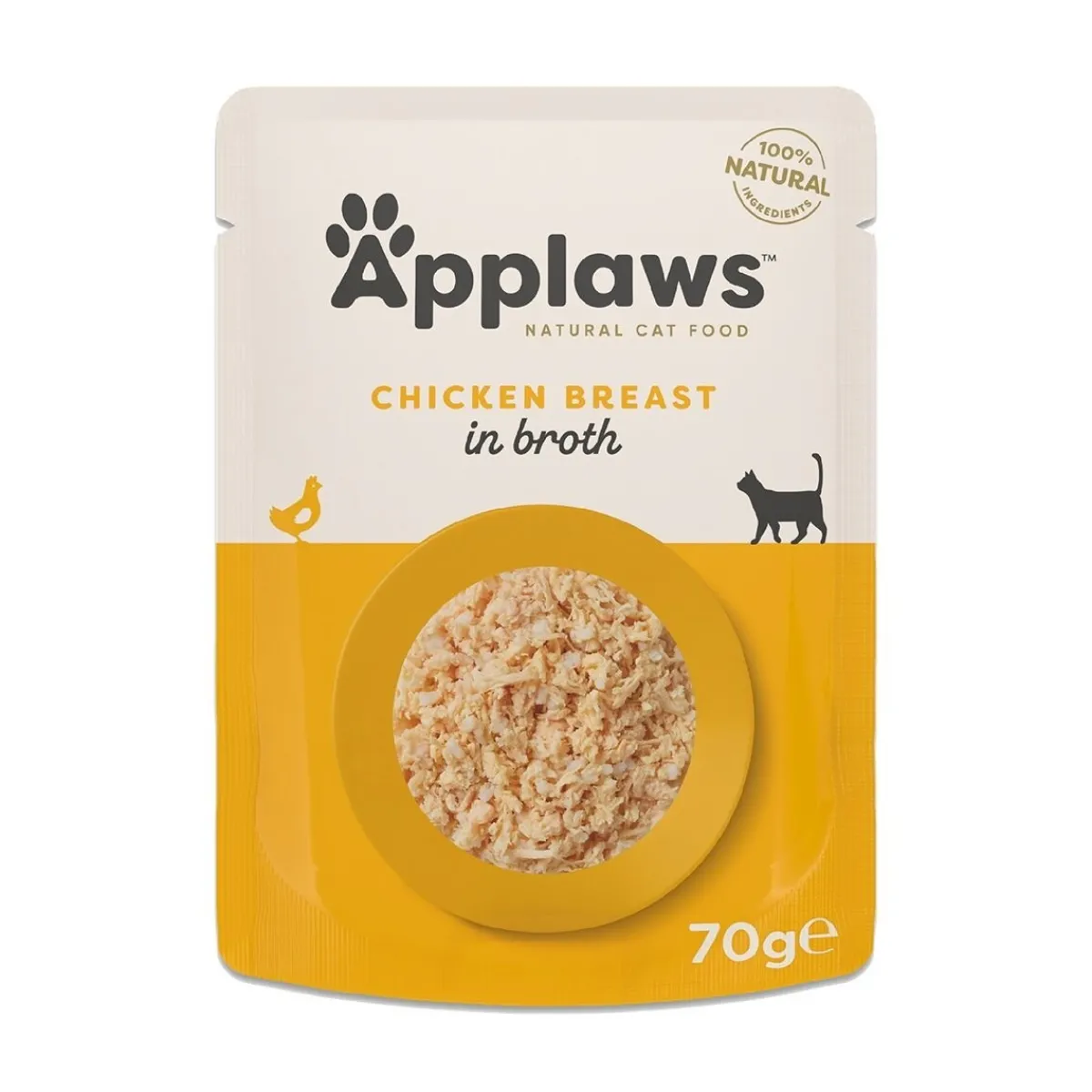 Applaws Kissan Märkäruoka|Ruokalisukkeet*Kananrinta liemessä 70 g