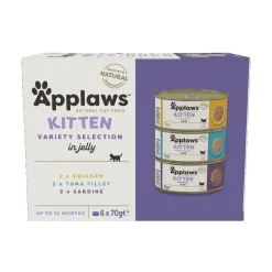 Applaws Kissan Märkäruoka|Kissanpennun Ruoka*Multipack Kitten Mixed Selection jelly 6 x 70 g