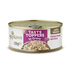 Applaws Ruokinnan Monipuolistaminen|Koiran Märkäruoka Ja Makkarat*Taste Toppers kana ja ankka 156g