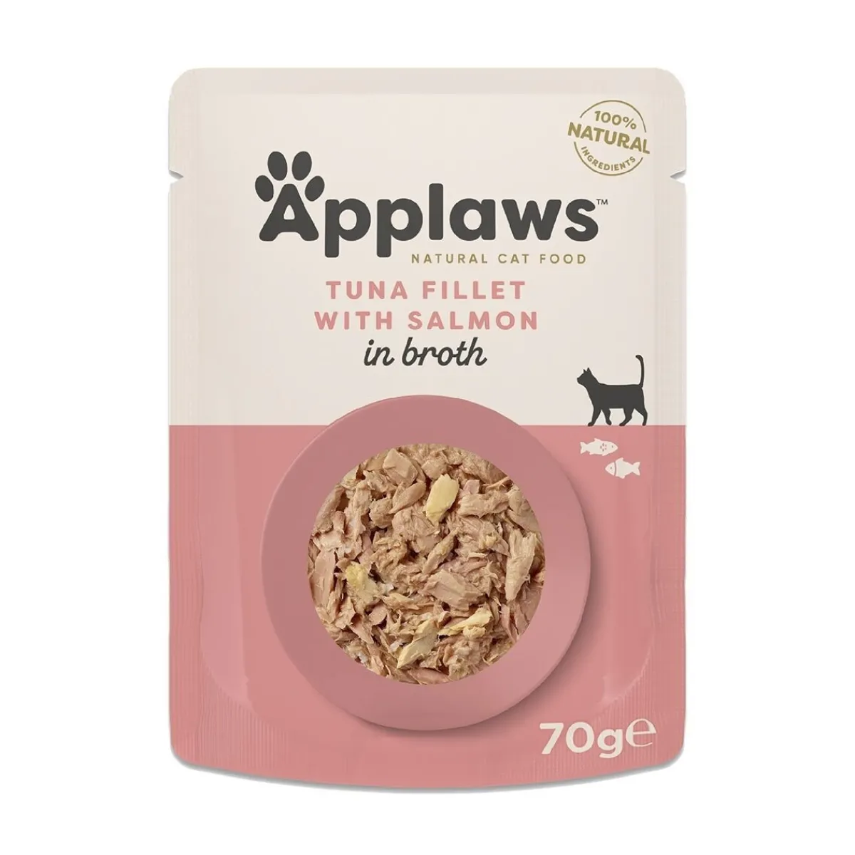 Applaws Kissan Märkäruoka*Tonnikalafilee ja lohi liemessä 70 g