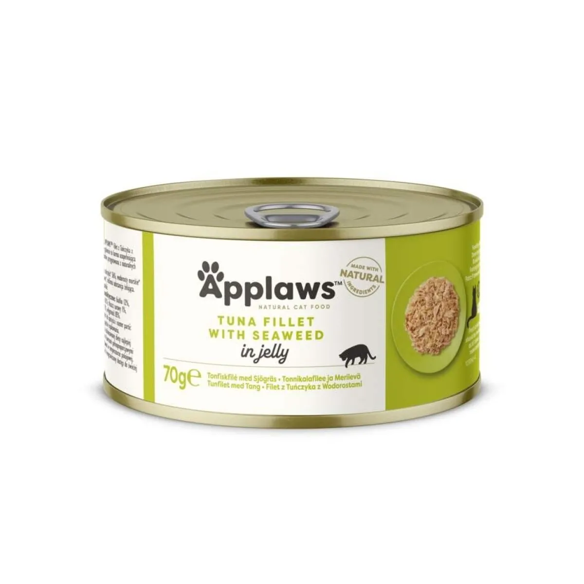 Applaws Kissan Märkäruoka*Tonnikala & Merilevä hyytelössä 70g