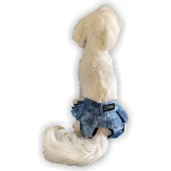 FinNero Koiran Narttu- Ja Urossuojat|Koiran Juoksuhousut Ja Urosvyöt*Ballerina juoksuhousut denim