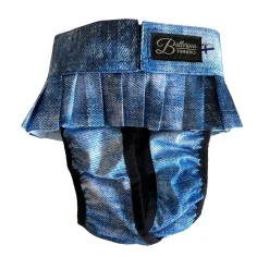 FinNero Koiran Narttu- Ja Urossuojat|Koiran Juoksuhousut Ja Urosvyöt*Ballerina juoksuhousut denim