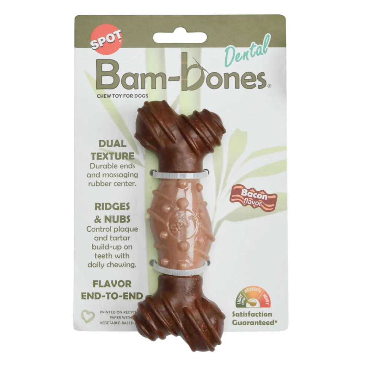 Bam-Bones Purulelut Ja Kongit|Uutuudet Koirille*BamBones Dental Bone bacon M