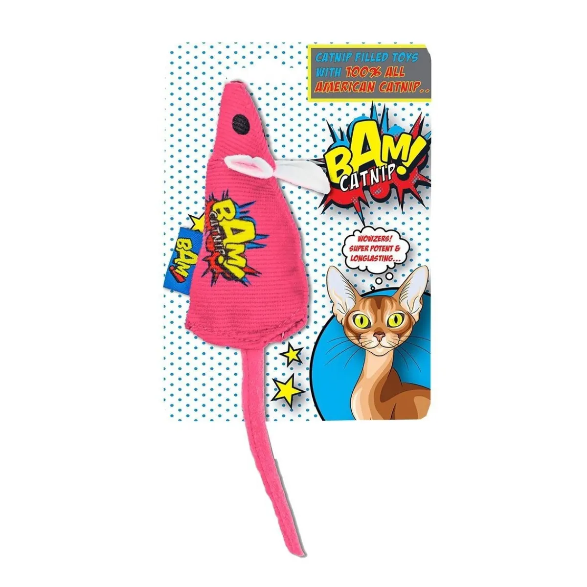 Bam Kissanminttulelut|Kissan Hiirilelut*Catnip pinkki hiiri