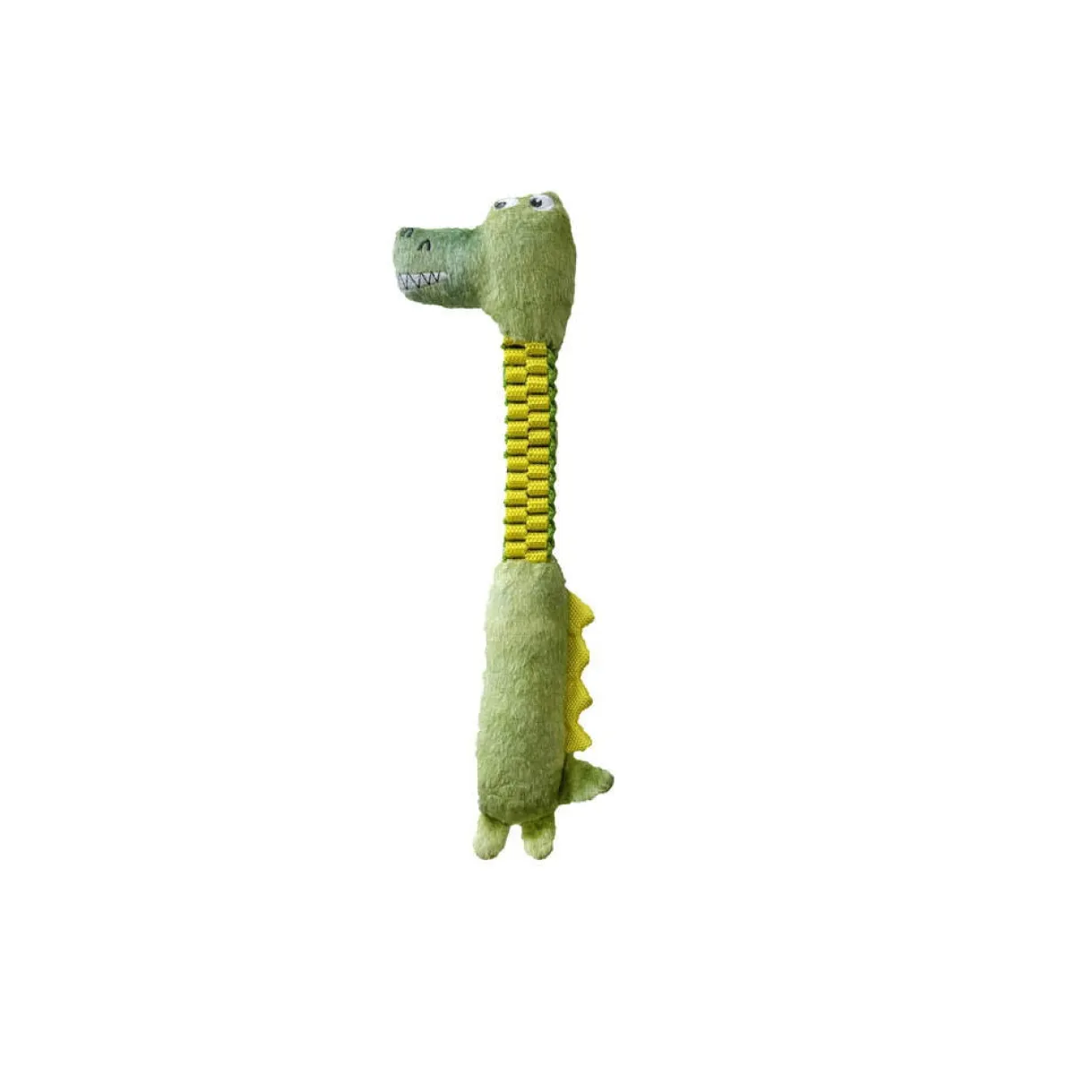 Bark A Boo Koiranpennun Lelut|Uutuudet Koirille*Bark-a-Boo Wild World braided long neck alligaattori Vihreä