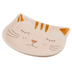 Basic Kissan Ruoka- Ja Juomakupit*CatFace keraaminen kuppi, beige