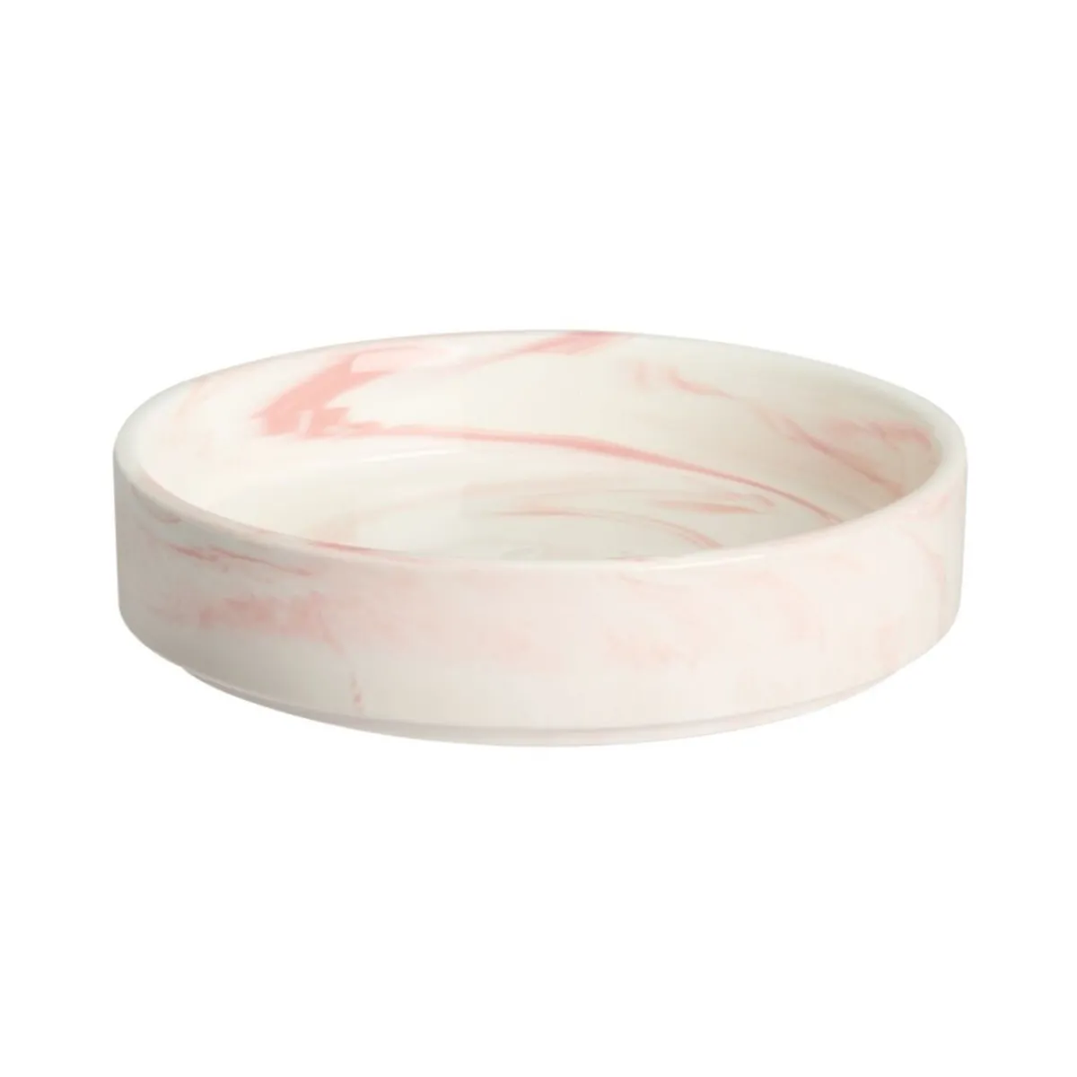 Basic Kissan Ruoka- Ja Juomakupit*Marble kissan keramiikkakuppi, roosa 13 cm