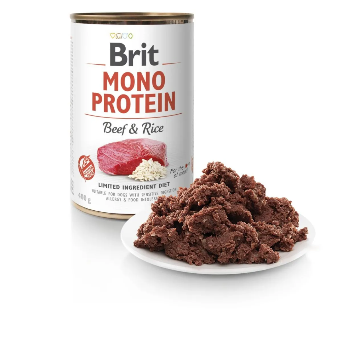 Brit Care Tarjoukset Koirille|Koiranruoat Erityistapeisiin*BC Mono Protein Nauta & Riisi 400 g