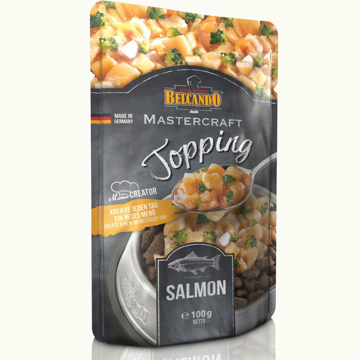 Belcando Koiran Märkäruoka Ja Makkarat*Mastercraft Topping Salmon 100g