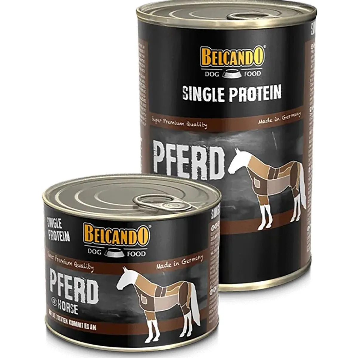 Belcando Koiranruoat Erityistapeisiin|Koiran Märkäruoka Ja Makkarat*Single-Protein Horse, täyslihasäilyke