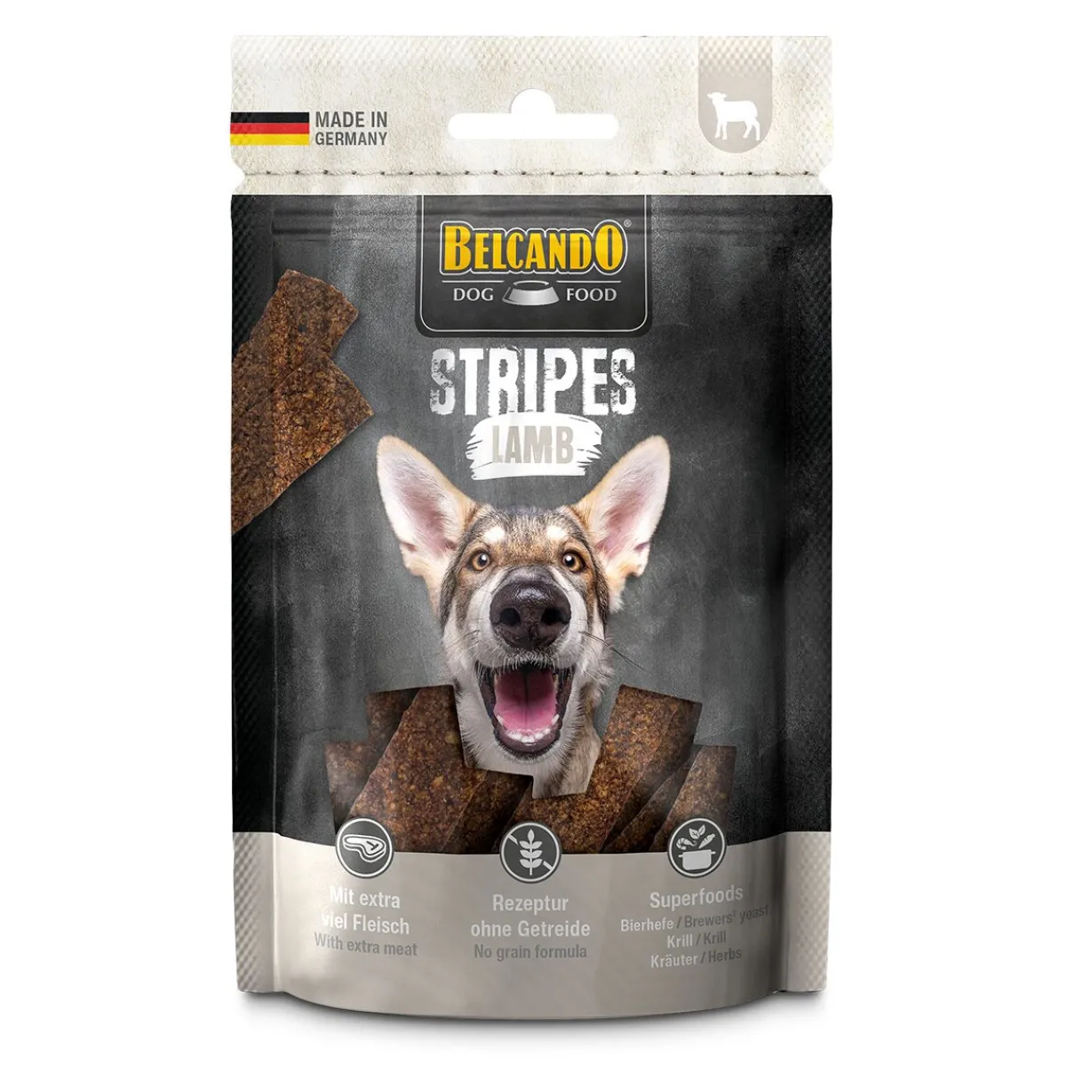 Belcando Pikkuherkut Ja Treeninamit|Uutuudet Koirille*Stripes Lammas 70 g
