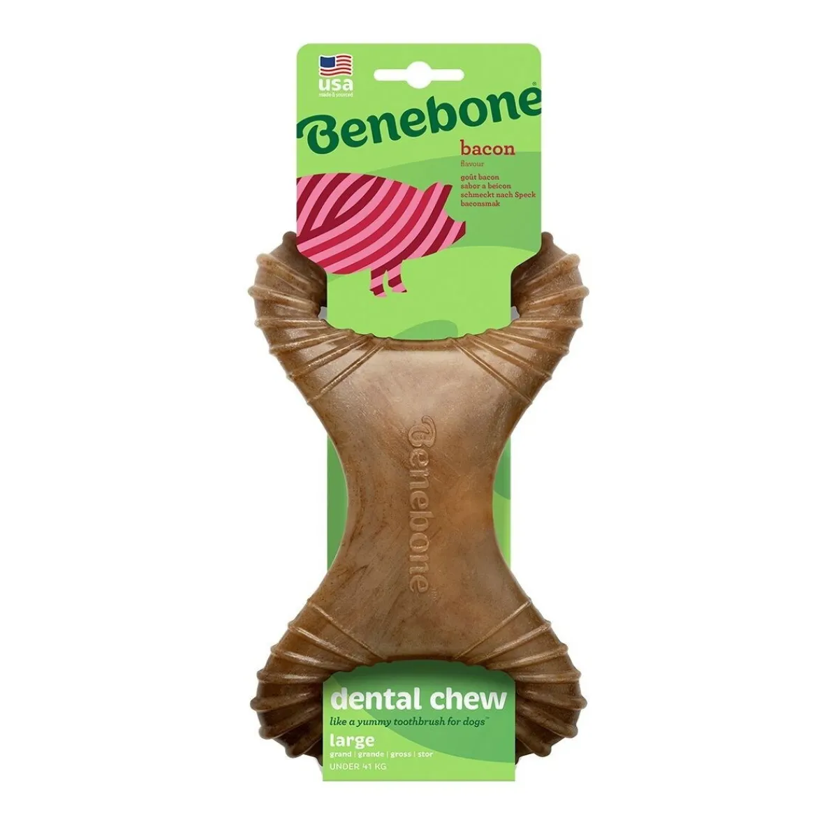 Benebone Puruluut|Hammasherkut*Dental Chew Bacon