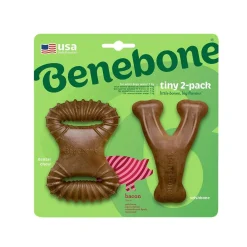 Benebone Puruluut*2 kpl - Dental Chew/Wishbone Bacon Tiny
