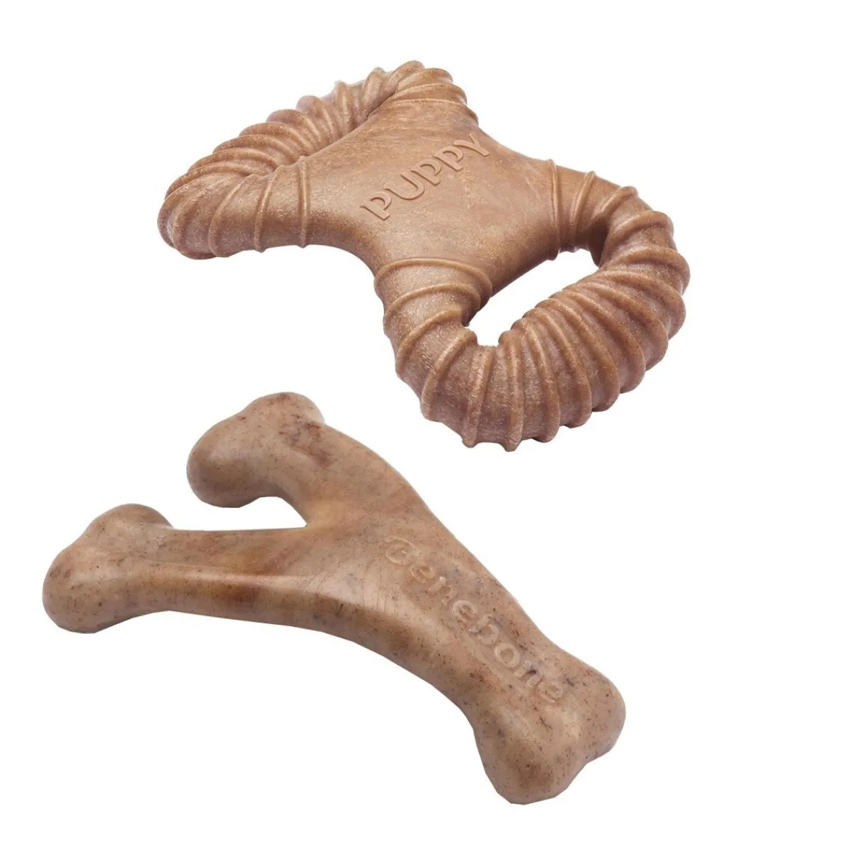 Benebone Puruluut|Hammasherkut*Puppy 2 kpl - Dental Chew/Wishbone Bacon Tiny