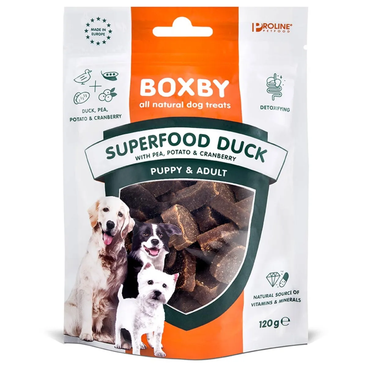 Boxby Pehmeät Koiran Herkut|Pikkuherkut Ja Treeninamit*Superfood Ankka-Herne-Karpalo