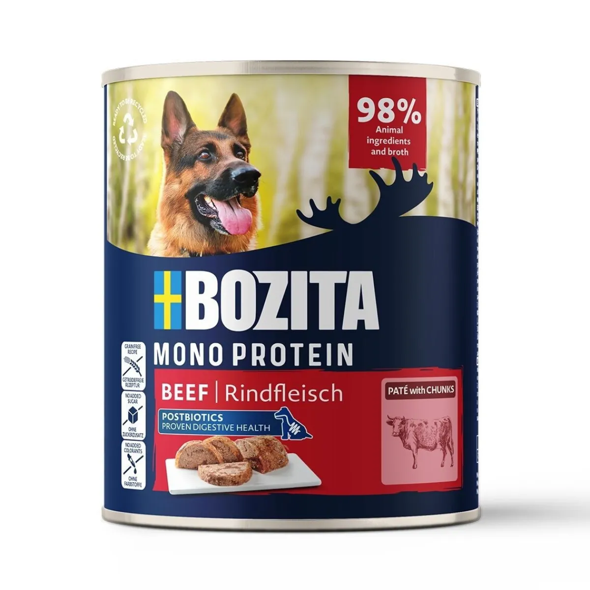 Bozita Koiranruoat Erityistapeisiin|Koiran Märkäruoka Ja Makkarat*Dog Pate Beef