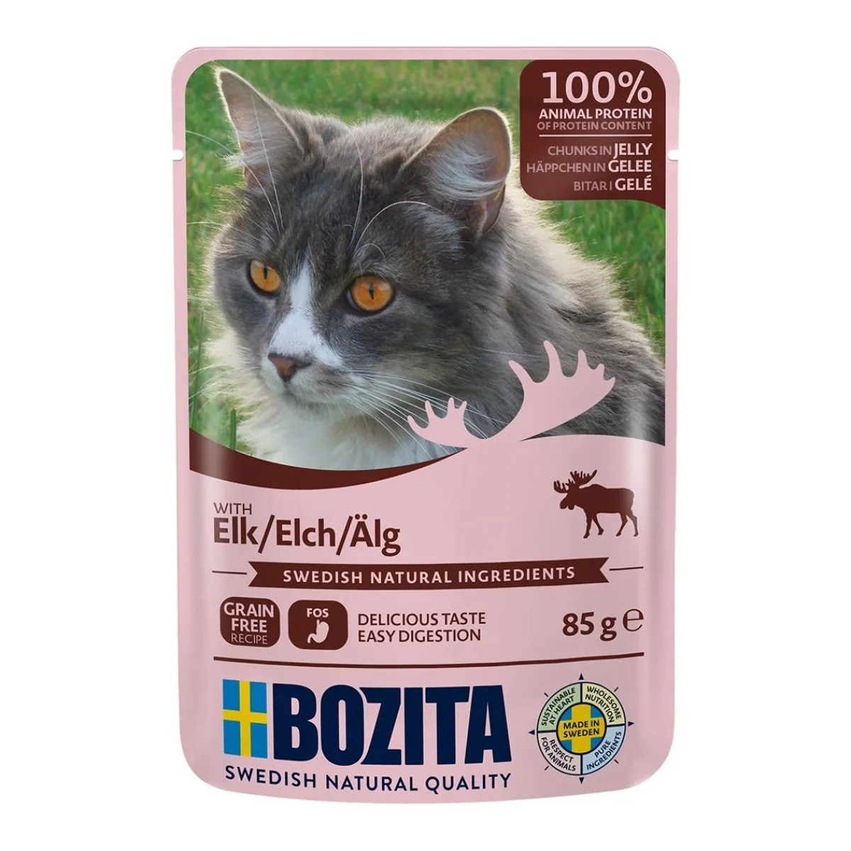 Bozita Kissan Märkäruoka*hirvi hyytelössä 85 g