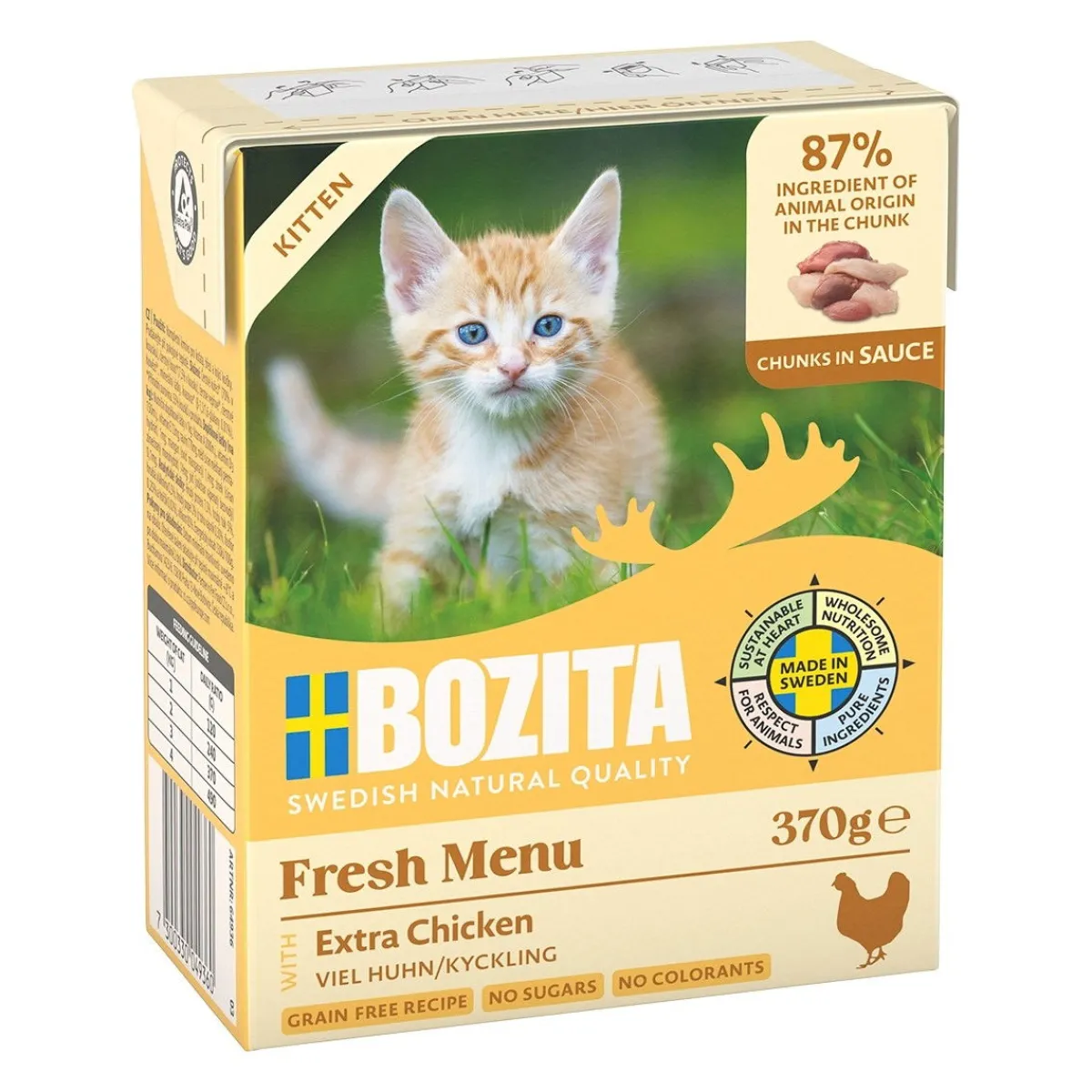 Bozita Kissan Märkäruoka|Kissanpennun Ruoka*-kissanpennun ruoka kastikkeessa 370g