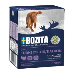 Bozita Koiran Märkäruoka Ja Makkarat*Naturals kalkkuna 370g