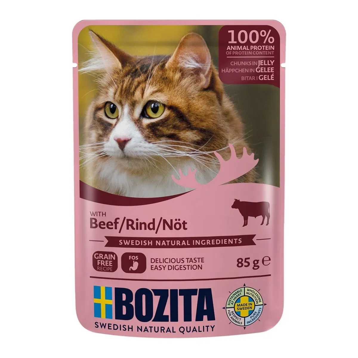 Bozita Kissan Märkäruoka*nauta hyytelössä 85 g