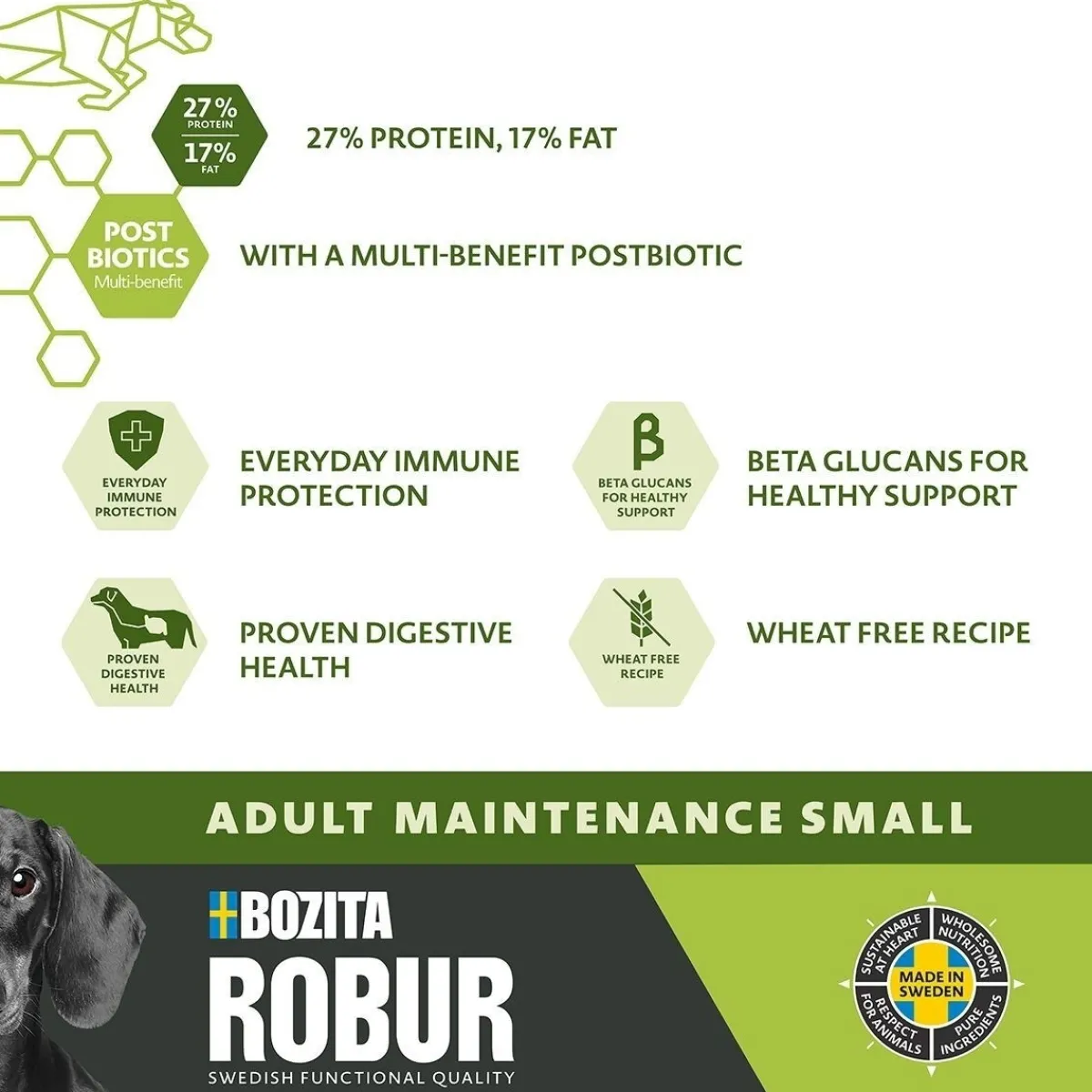 Bozita Robur Koiran Kuivaruoka|Koiranruoat Erityistapeisiin*Adult Maintenance Mini