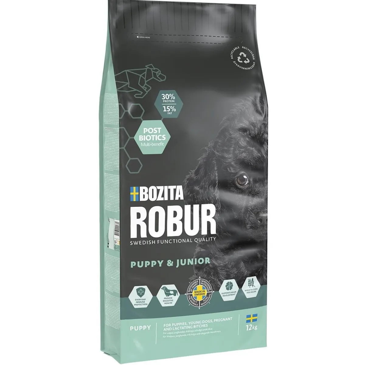 Bozita Robur Penturuoka|Koiran Kuivaruoka*Puppy & Junior