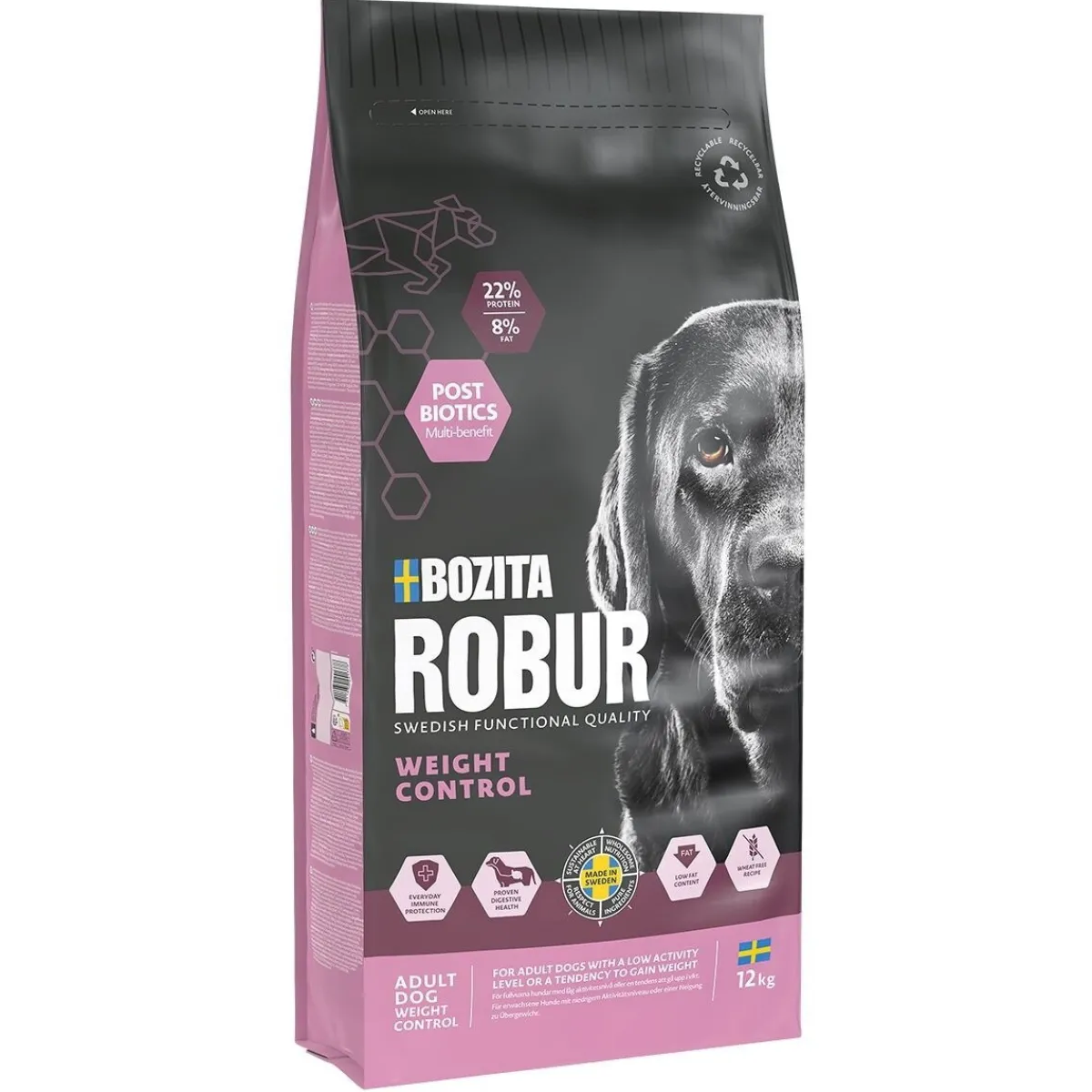 Bozita Robur Koiran Kuivaruoka|Koiranruoat Erityistapeisiin*Weight Control 12kg