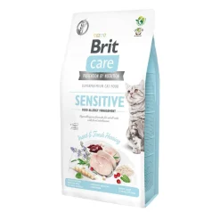 Brit Care Viljaton Kissanruoka|Tarjoukset Kissoille*Cat Grain Free Sensitive Insect & Fresh Herring