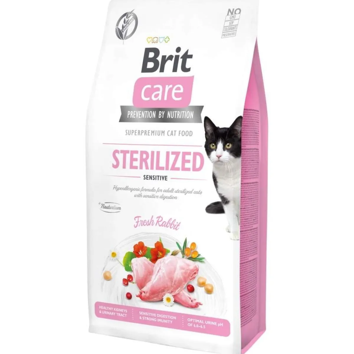 Brit Care Viljaton Kissanruoka|Tarjoukset Kissoille*Cat Grain-Free Sterilized Sensitive