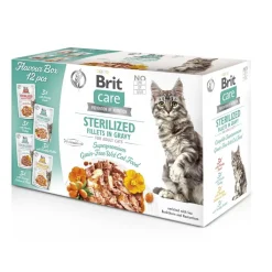 Brit Care Kissan Märkäruoka|Viljaton Kissanruoka*Cat gravy Sterilized multipack 12x85 g