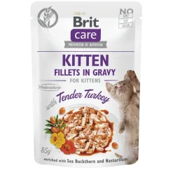 Brit Care Kissanpennun Ruoka|Tarjoukset Kissoille*Cat Kitten kalkkuna kastikkeessa 85 g
