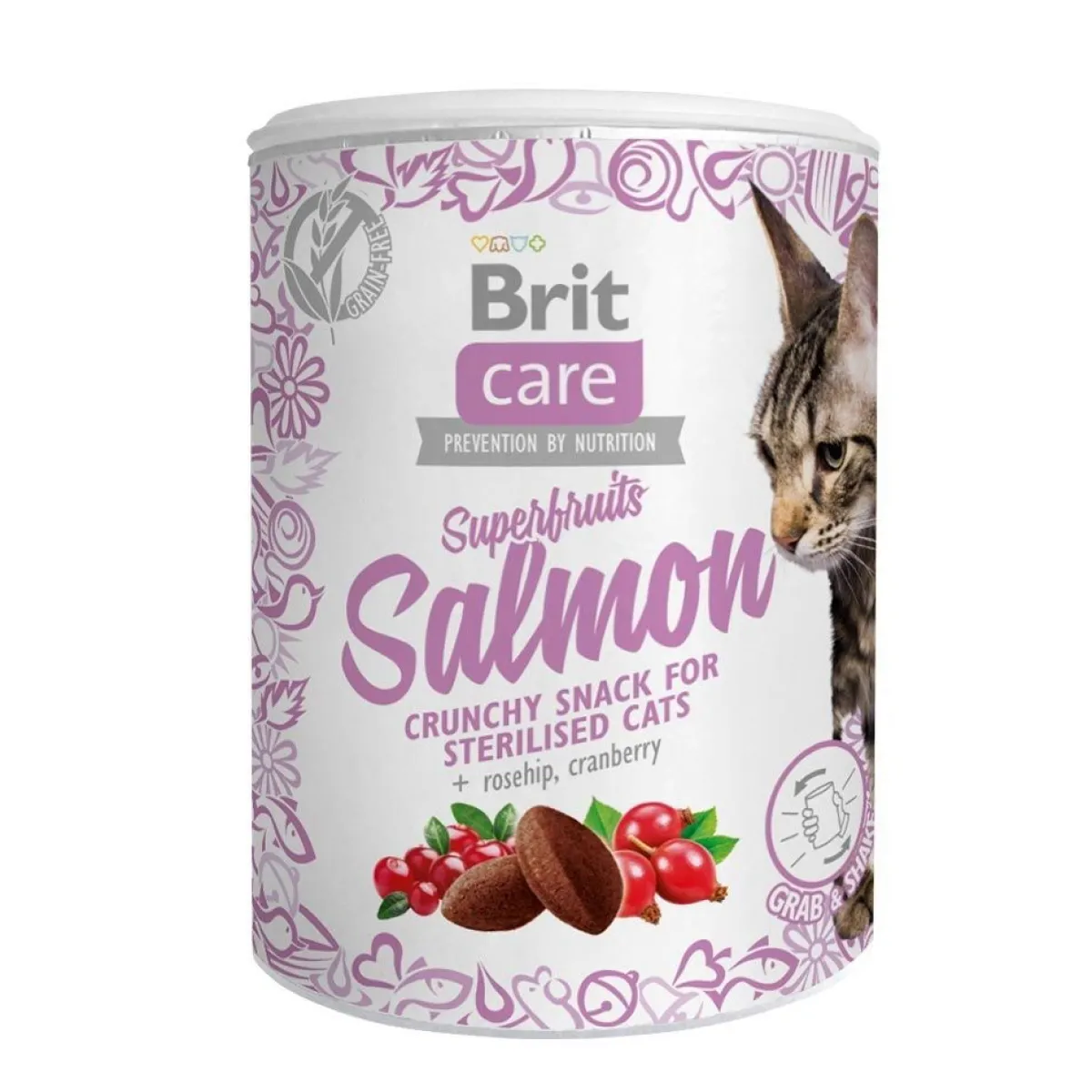 Brit Care Kissanpennun Herkut|Kissanpennun Herkut*Cat Snack Superfruits Lohi 100 g