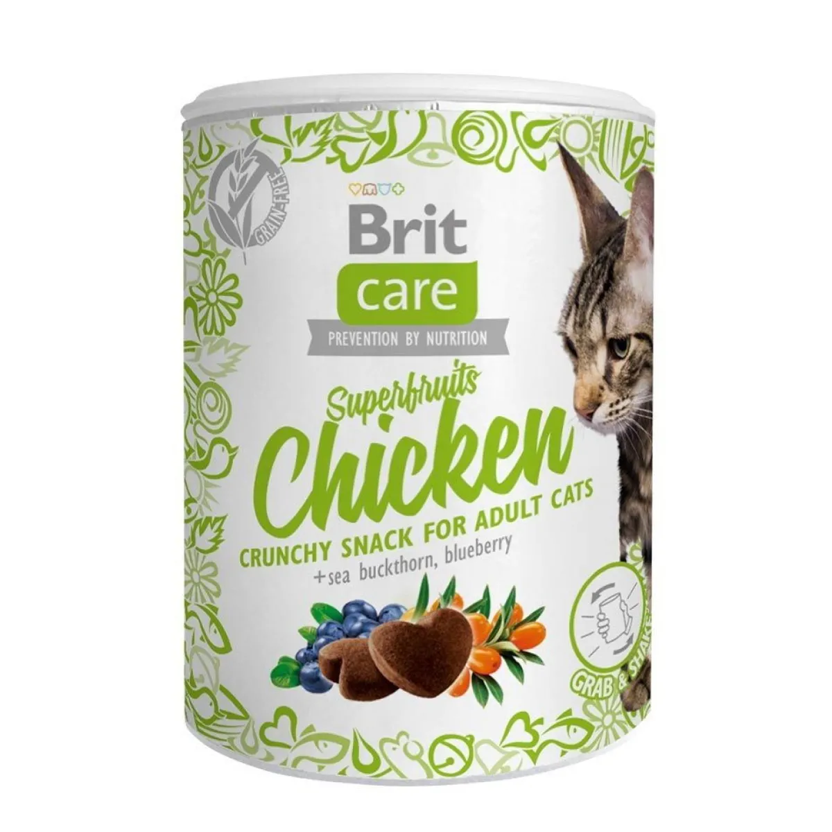 Brit Care Kissanpennun Herkut|Kissanpennun Herkut*Cat Snack Superfruits Kana 100 g