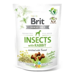 Brit Care Tarjoukset Koirille|Pehmeät Koiran Herkut*Cracker Insects jänis 200g