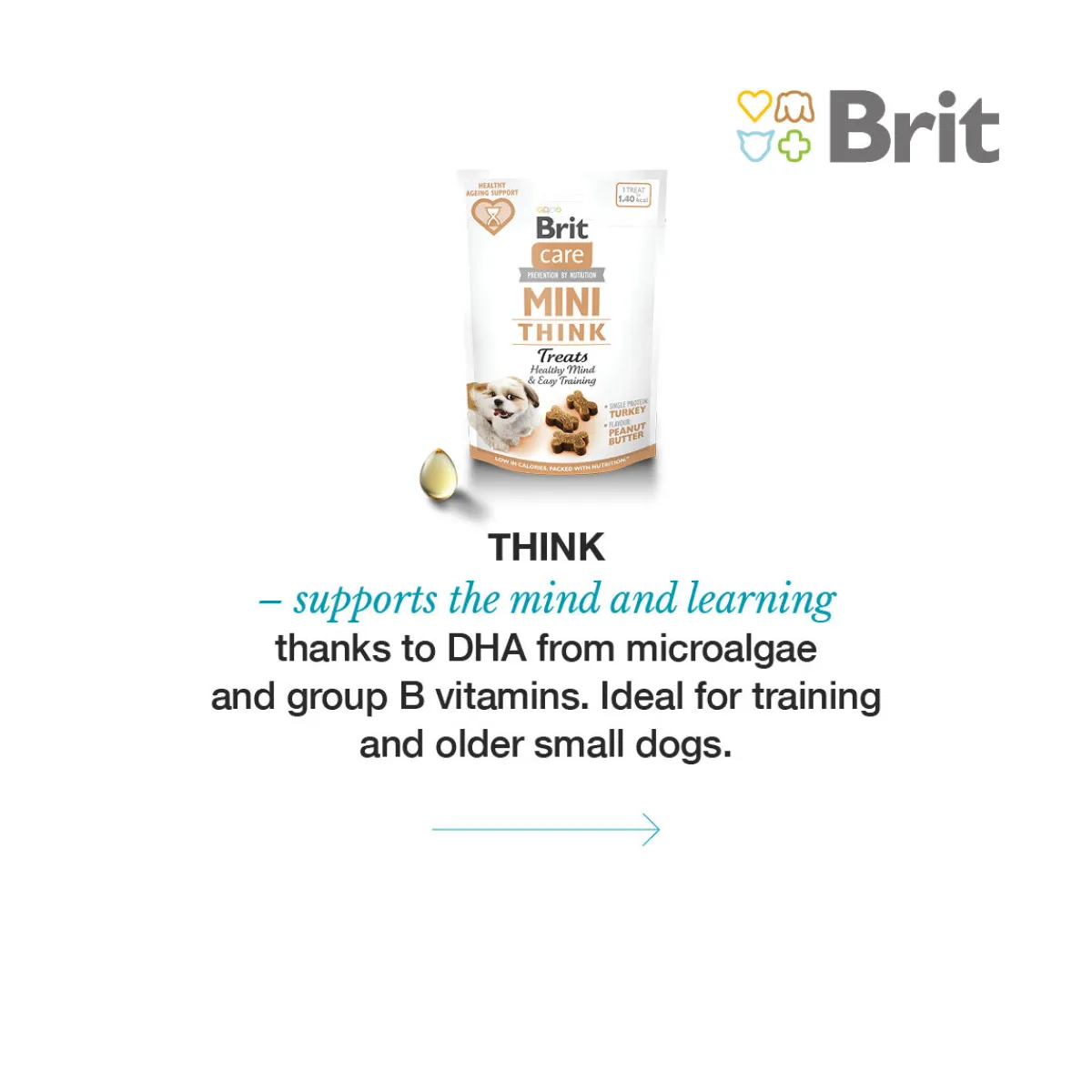 Brit Care Pikkuherkut Ja Treeninamit|Tarjoukset Koirille*Dog Miniherkut THINK 50 g