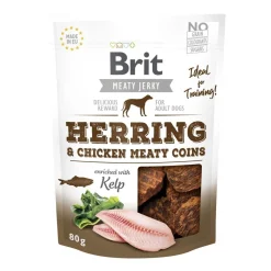Brit Care Tarjoukset Koirille|Täyslihaherkut*Jerky Meaty Coins silli