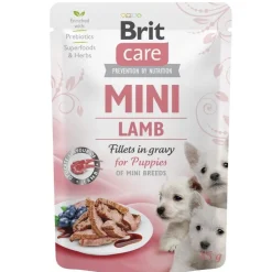 Brit Care Tarjoukset Koirille|Penturuoka*Mini Puppy lammasta kastikkeessa 85 g