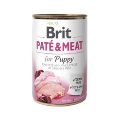 Brit Care Tarjoukset Koirille|Viljaton Koiranruoka*Pate & Meat Puppy 400g