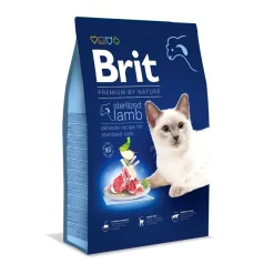 Brit Premium Kissan Kuivaruoka|Kissan Erikoisruoat*by Nature Cat sterilized lammas