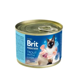 Brit Premium Kissan Märkäruoka*by Nature Cat Taimen & Maksa 200 g