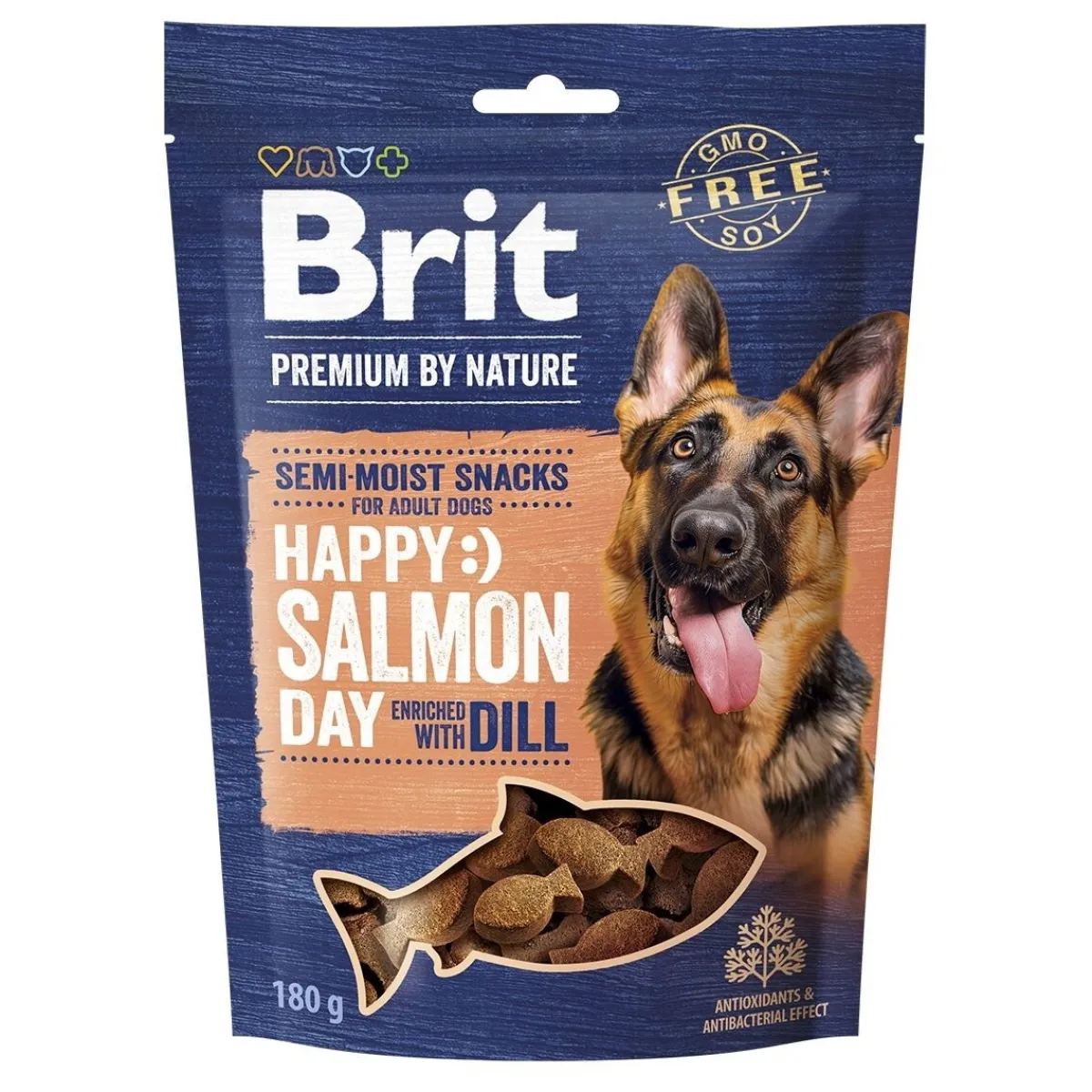 Brit Premium Pikkuherkut Ja Treeninamit*by Nature Koiranherkut Lohi & Tilli 180 g